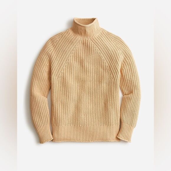 J. Crew Sandy Beach Relaxed Rolled Neck Sweater Size Medium - Picture 1 of 14
